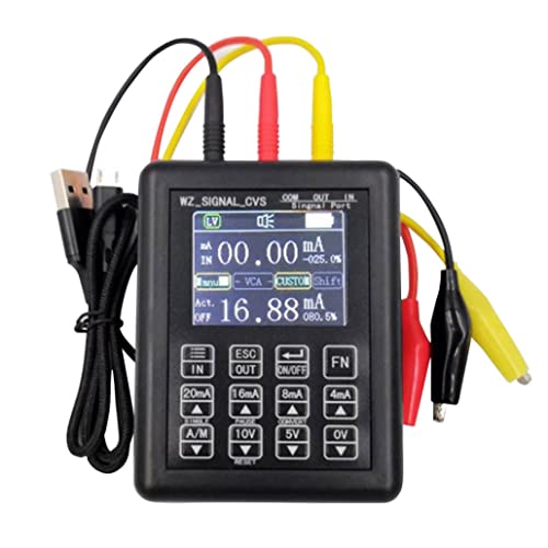 Generador de 4-20 mA, calibrador de 0-10 V con transmisor de voltaje de corriente de 24 V