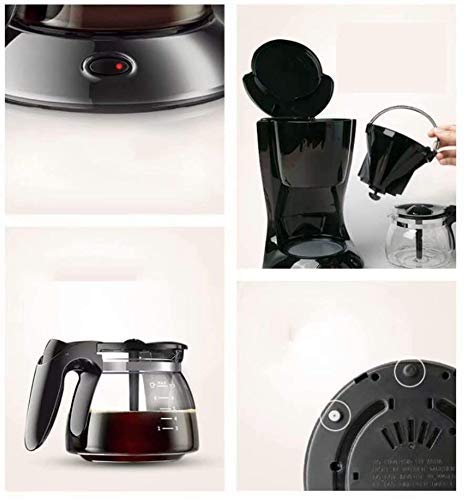 SOVORM Macchina da caffè americano a goccia automatica piccola caffettiera, 700W, 600ML, (A) The New