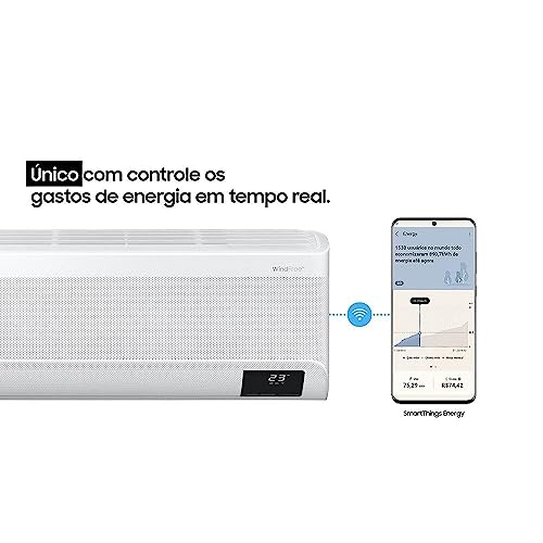 Ar Condicionado Split Inverter Samsung WindFree PowerVolt Sem Vento 12000 BTU/h Frio AR12BVFAVWKNAZ
