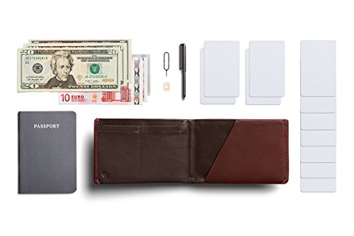 Bellroy Travel Wallet (Slim Leather Passport Wallet, Rfid Blocking, Organizes Travel Documents, Cash & Tickets, Holds 4-10 Cards, Includes Micro Pen) - Cocoa - Rfid #TOP5