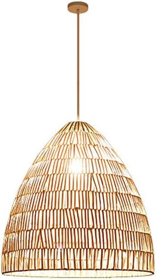 Suspension lanterne en rotin luminaire de plafond réglable pour chambre