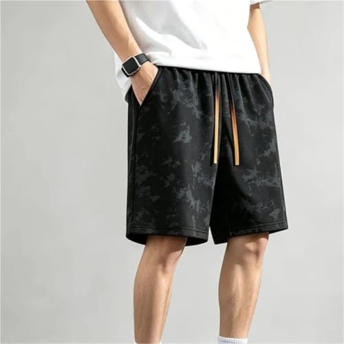 Short de sport imprimé en soie glacée douce et extensible - 2