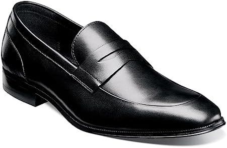 Florsheim Jetson Moc Toe Penny Loafer Black Smooth 11 | Image 3