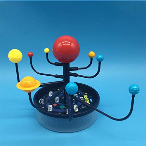 TOYANDONA Modelo de Solar Kit Com 8 Pintado Planetas Astronomia Modelo Planeta Haste Brinquedos Ciên