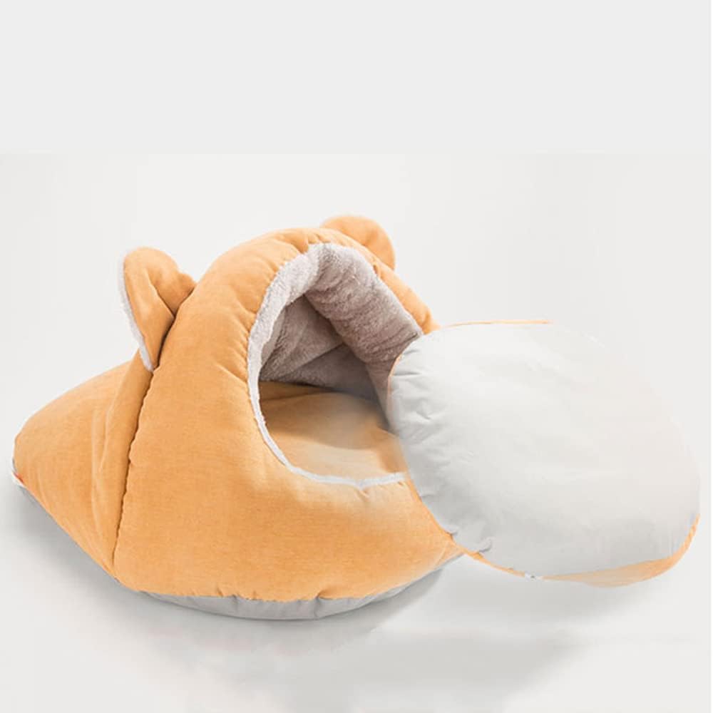 Super Soft Pet Bed Kennel Dog Round Cat Winter Warm Sleeping Bag Long Plush Large Puppy Cushion Mat Portable Cat Supplies Cat Nest Sofa