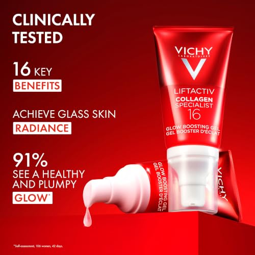 Vichy Liftactiv Collagen 16 Glow Boosting Gel Tube 50ml - vue 4
