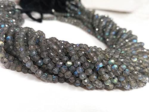 Labradorite perles de feu rondes pour créer vos bracelets bohèmes et bijoux d'été