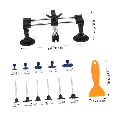 Outil de débosselage pour surfaces métalliques et kit extraction de bosses auto - 7