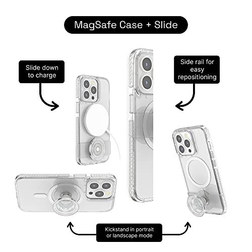Popsockets: Iphone 13 Pro Case For Magsafe With Phone Grip And Slide, Phone Case For Iphone 13/13 Pro, Wireless Charging Compatible- Clear #TOP2