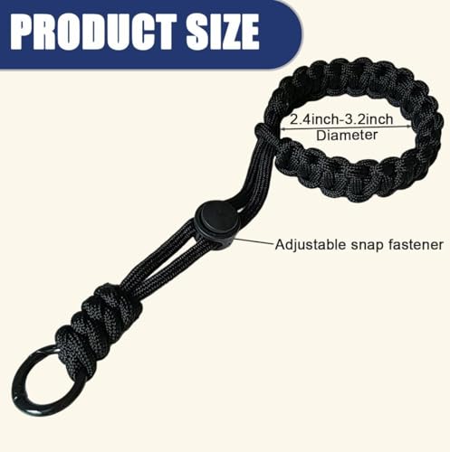 Ajqxh 2PCS Glove Leashes with Metal Button Safety Strap,Sport Glove Safety Strap, Ski Gloves Wrist Leash,Mountaineering & Skiing Accessories for Hanging Glove