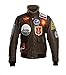 G1 US Navy Leather Flight Jacket Top Gun Maverick Cazadora DE PILOTO...