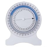 Solaughguy Physikalische Therapie Blasen-Neigungsmesser zur Messung des Bewegungsbereichs, Wirbelsäulen-Torsionsgoniometer für Flexionserstreckung, Abduktion, Adduktionsmessung, (blau)