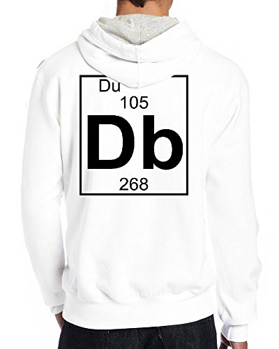 Celeste Luke Mens Hoodies Back Print Sudaderas con capucha personalizadas, diseño de cine de terror, blanco, L