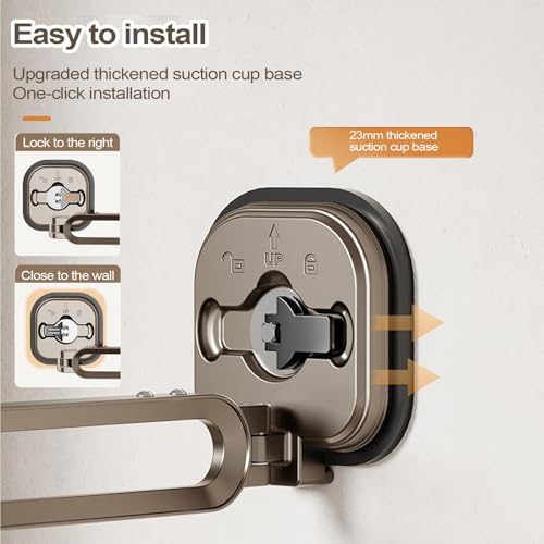 Tianeri Wall Mounted Clothes Drying Rack, 360-Degree Rotation Folding Laundry Rack, Retractable Drying Racks Wall Mounted Drying Rack For Wardrobes - Image 7