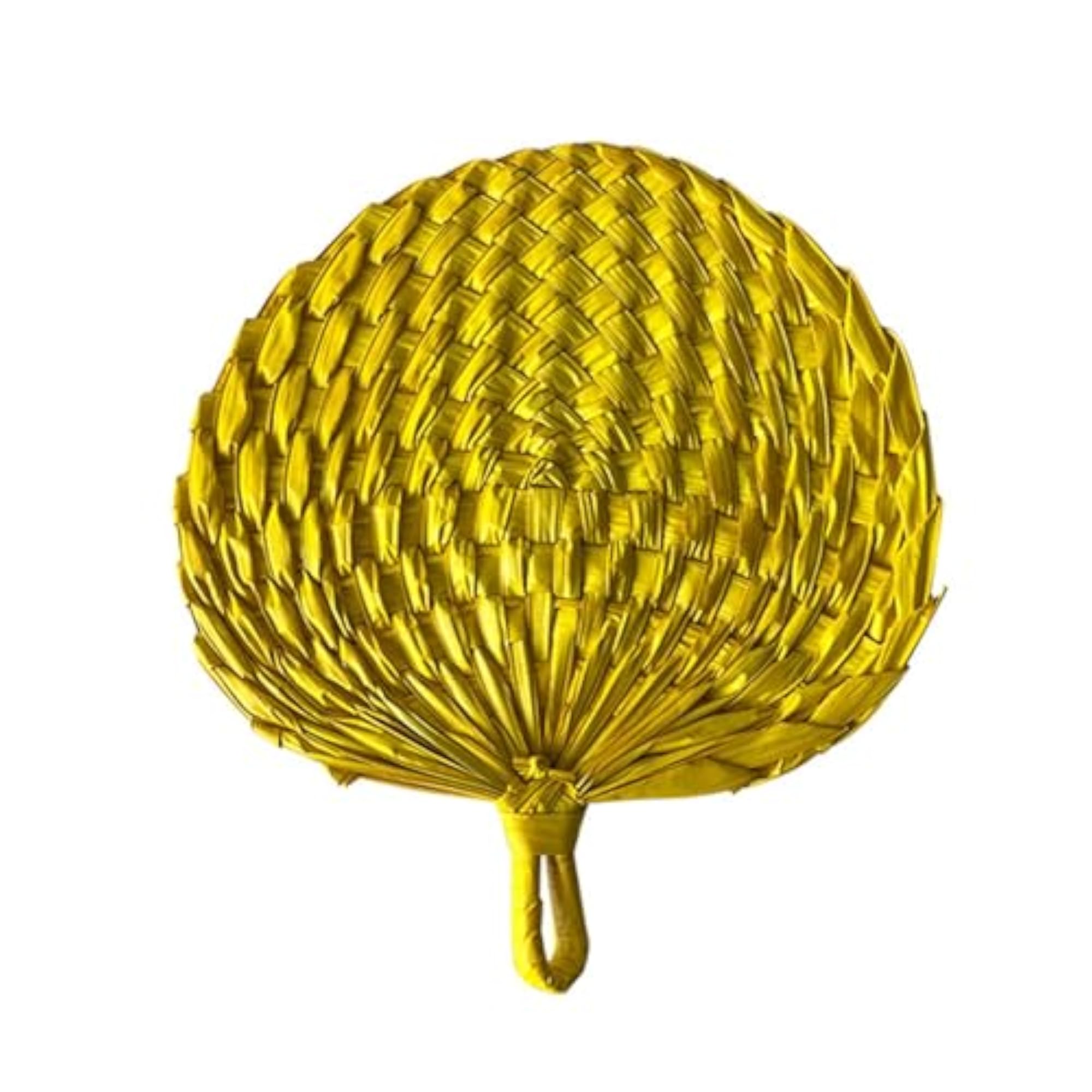 Palm Leaf Hand Woven Fan, Lightweight