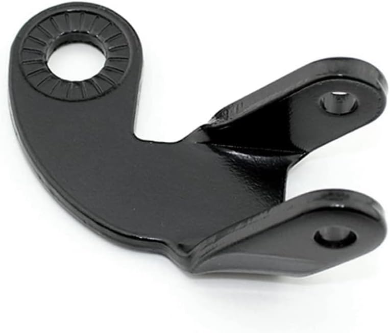 Garneck Bike Trailer Coupler Attachment Angled Elbow Steel Hitch for Easy Connection to Bicycle Durable Black