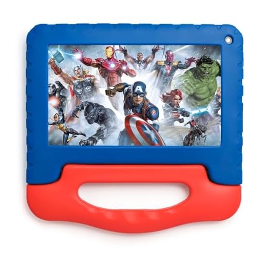 Tablet Multi Avengers 4GB RAM + 64GB Armazenamento + Tela 7 pol + Case + Wi-fi + Android 13 (Go edition) + Processador Quad Core - NB417