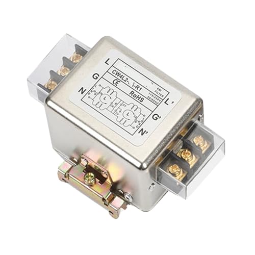 Filtre de puissance monophasé AC 220V anti-interférence rail