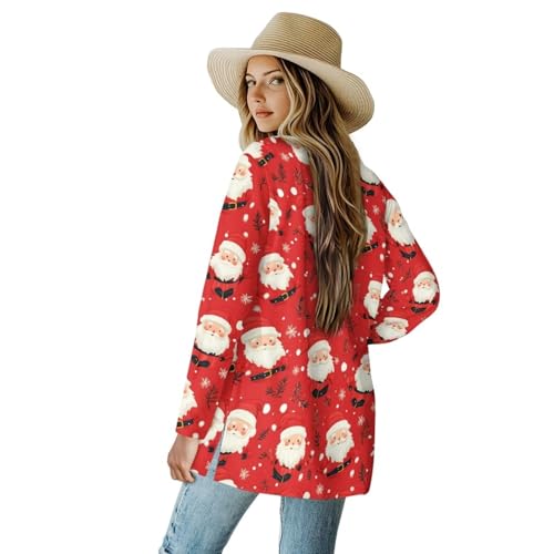 Image of Women's Open Front Cardigan Long Sleeve Loose Sweater Lightweight Soft Cardigan Jackets