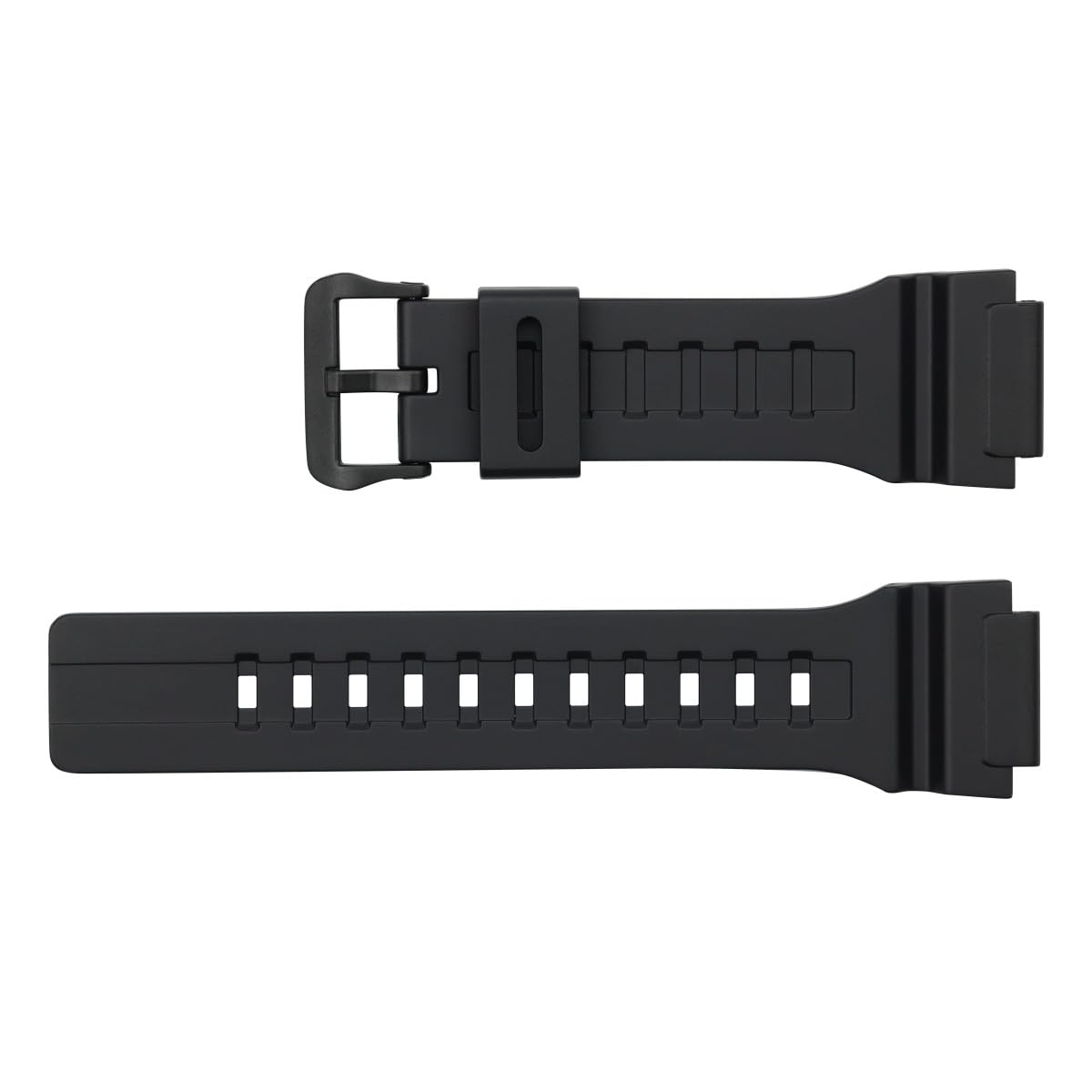 BUZZUFYWatch black strap 10558173 20 mm band MCW-200H-1AV, MCW-200H-2AV, MCW-200H-9AV
