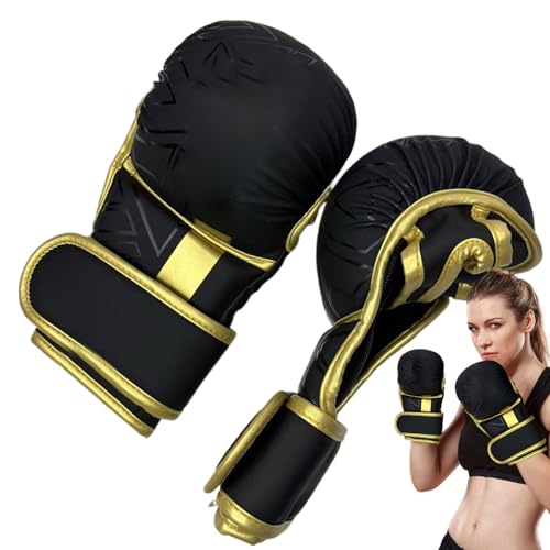 Gants de boxe homme ajustables pour entraînement de fitness et gym