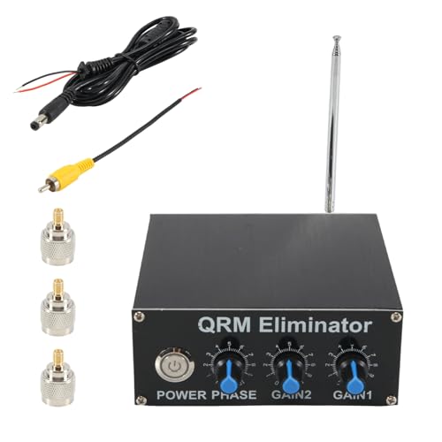 Fozel QRM エリミネーター X 相 HF バンド 1MHz ～ 30MHz QRM 信号キャンセラー ダイヤルとノブ付きアルミニウム合金信号エリミネーター