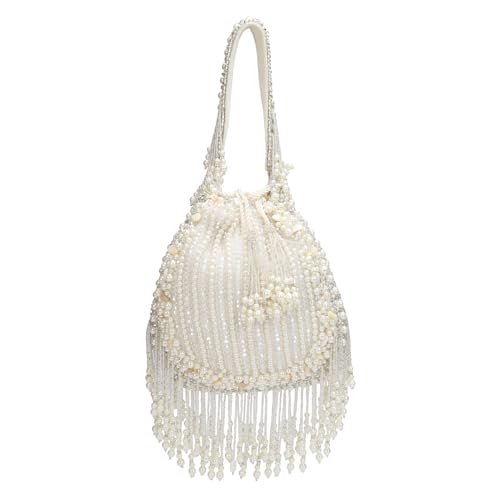 LONGING TO BUY�p�[���r�[�Y�|�g���o�b�O�A�z���C�g�A�h���[�X�g�����O�J�A�t�����W�f�B�e�[���A19.5 x 8.5 x 2�C���`�A�u���C�_���n���h�o�b�O