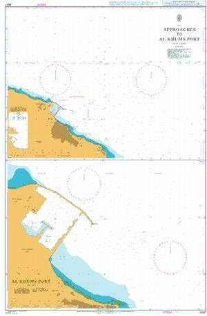 UKHO BA Chart 3347: Approaches to Al Khums Port