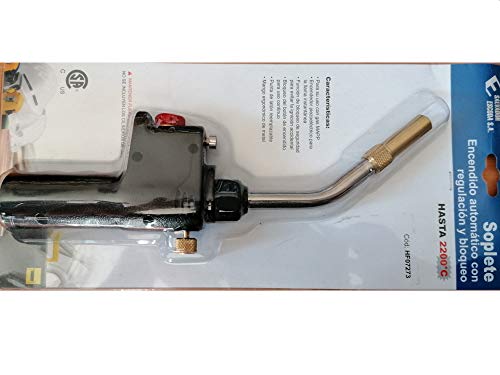 SOLDADOR MT C/PIEZO 2200ºC Soplete Encendido Automático con regulación y Bloqueo