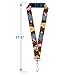 Buckle-Down unisex adults Lanyard - 1.0 Winnie the Pooh Character Poses Key Chain, Multicolor, One Size US