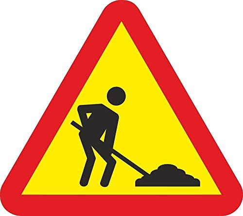 Normaluz V10035 - Panneau routier triangulaire en métal thermolaqué, 70 cm