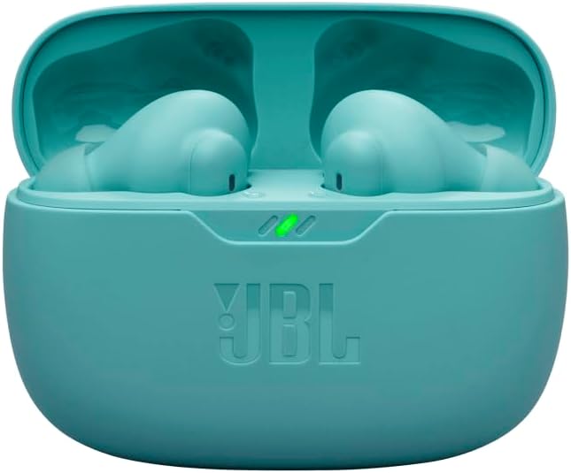 Miniatura 4 de JBL Vibe Beam 2 - Auriculares inalámbricos con cancelación de ruido, sonido de graves puro y tecnología ambiental inteligente, 4 mics para llamadas