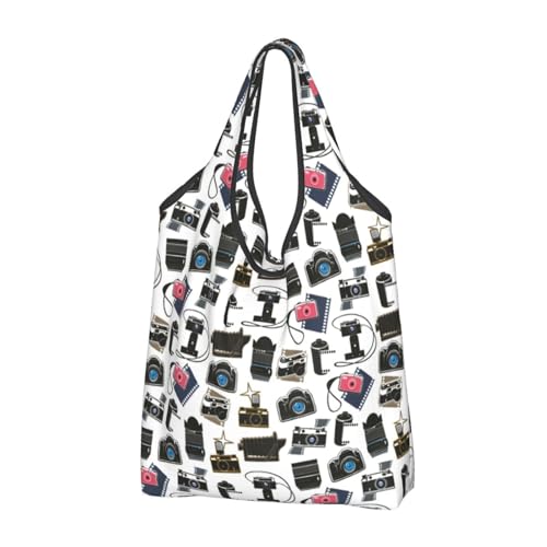Sacs de courses pour courses au marché VOSERY sac fourre-tout pliable noir pour le shopping