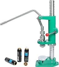 Manual Gas Bottle Crimper Bottle Capper, Height Adjustable Bottle Crimping Machine with Handle for Gas Bottl Spray Bottles Cap Tools