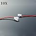 Produktbild LaDicha 10 X Diy 1,25 mm 2-Polig Micro Männlich Stecker Buchse Kabel Für RC Lipo Akku FPV Drohne Quadcopter