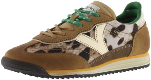 Sneaker Unisex Saturno Victoria, Nylon E Pelle, Suola Dentata, Colori Pastello