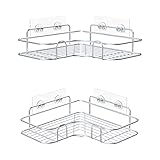 Organizador espacial: nuestros estantes de ducha de esquina son perfectos para el baño y la cocina. Puede almacenar jabón, champú, limpiador facial, loción, cepillos y así sucesivamente. También es adecuado para tarros de especias, latas, botellas y más, ahorra mucho espacio.