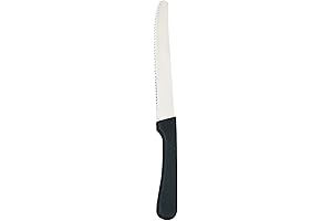 Round Tip Restaurant Steak Knife with Plastic Handle