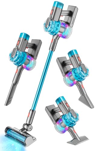 BLAXTEM 4-in-1 Kids Toy Vacuum That Works with Suction, Electric Toddler Toy Vacuum Cleaner for Children Ages 3 4 5 6+ Boys & Girls,Toddlers Toys...