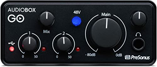 Presonus Audiobox Go Audio Interface Bundle With Xlr Cable, Usb-C Adaptor, And Polishing Cloth #TOP1