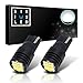 SIRIUSLED Extremely Bright 400 Lumens 3020 Chipset Canbus Error Free LED Bulbs for Interior Car Lights License Plate Dome Map Side Marker Courtesy T10 168 194 2825 W5W 6000K Xenon White
