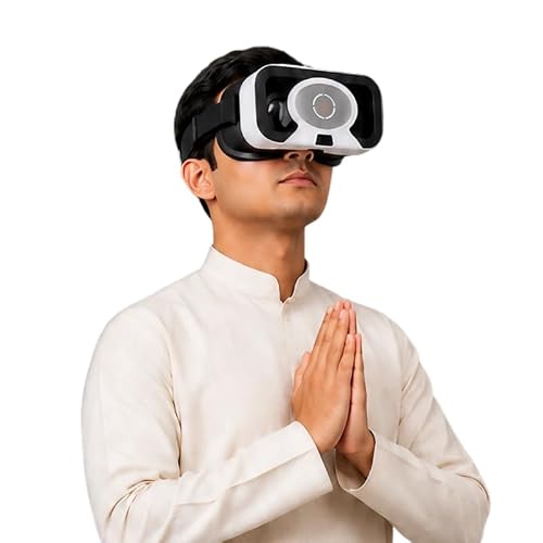 Durlabh Darshan VR Headset +1 Year App Subscription