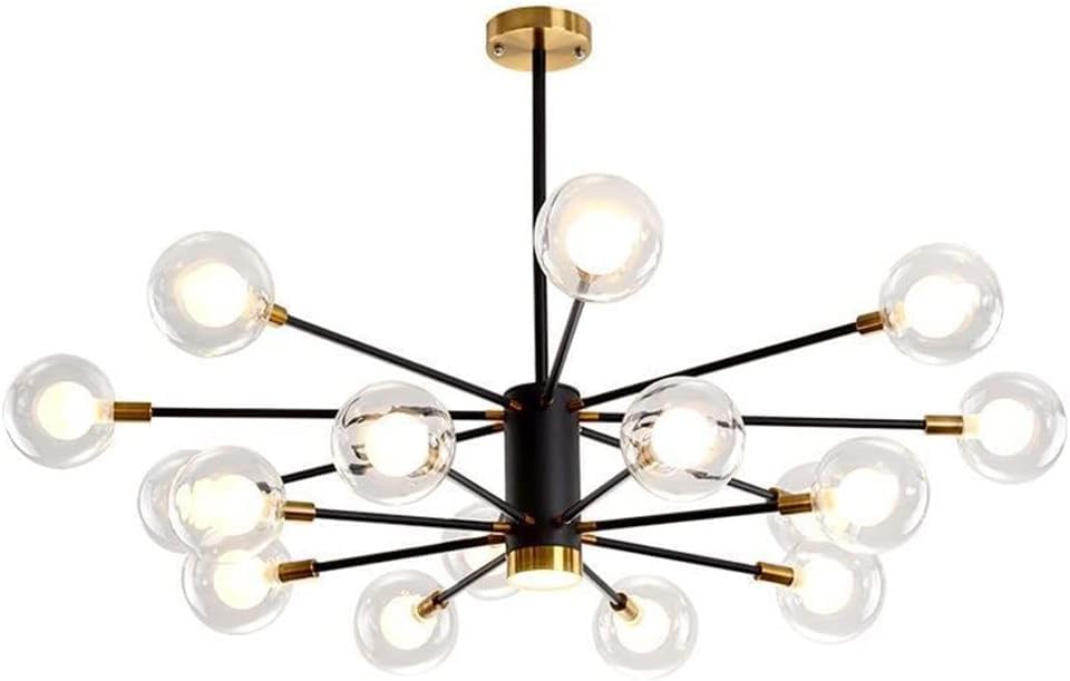 Lustre suspension LED G4 pour remplacer un plafonnier démodé par du noir