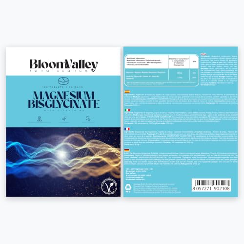 Magnesium Bisglycinat 180 Tabs – Magnesium Glycinat | 300 mg + Vitamin B6 – Ansicht 8