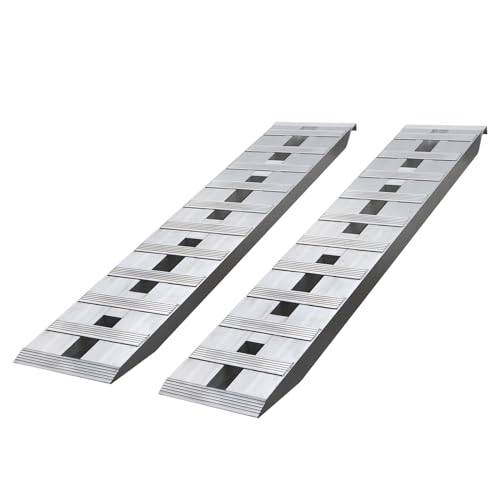 Rampa de aluminio para trailer 60x12 in carga 6000 lbs miniatura 1