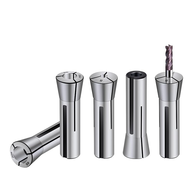 Fresadora de pinza R8, pinza métrica británica R8, soporte de herramienta de fresado de tamaño de sujeción, juego de mandril de mandril R8, pinza de resorte, 1 ud.