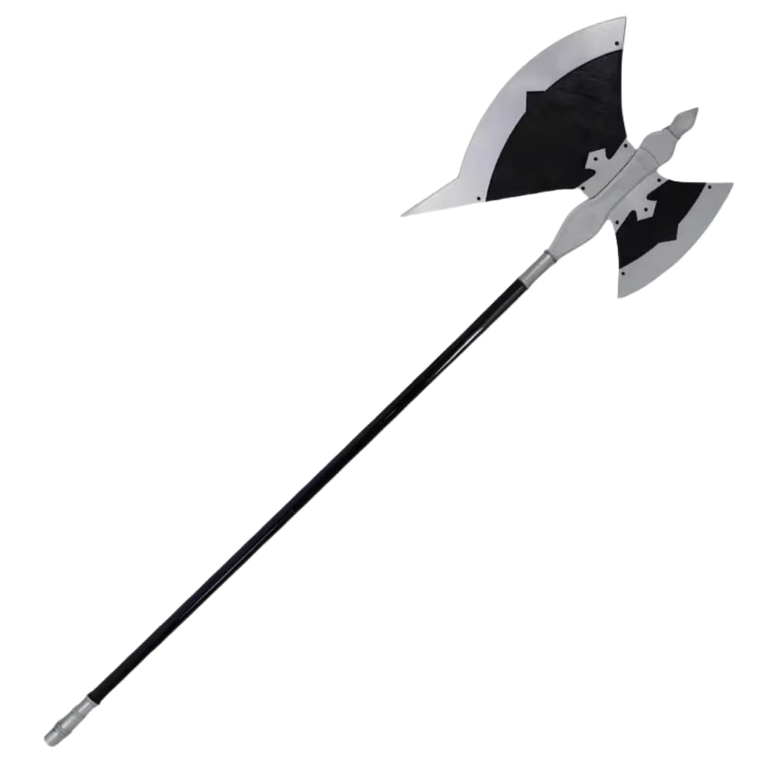damdos Halloween Prop 64" Frieren Staff Stark Cosplay Axe Hammer,Large Frieren Journey Stark Axe Beyond Cosplay Prop Costume Birthdays Gifts