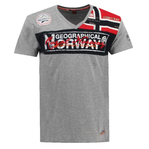 Geographical Norway JIDNEY Men's T-Shirt Grey WN957F
