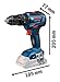 Bosch Professional 18V System GSB 18V-55 cordless combi drill (torque 55 Nm, excluding batteries and charger, in carton)