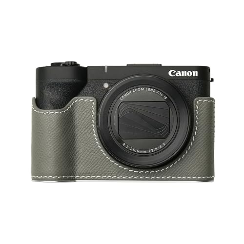 QIYAONUO PowerShot V1 p {fB[n[tP[X {fBP[X obe[̌ł OrlWt JP[X (_[NO[izCgj)